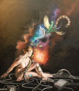 "Transcendence" Acrylic on canvas, 50x44"